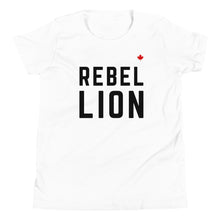 Load image into Gallery viewer, REBEL LION (White) - Youth Premium T-Shirt
